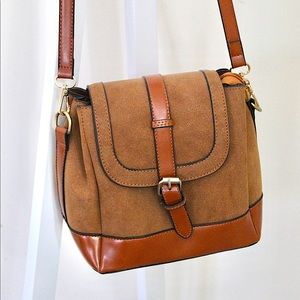 Crossbody Vegan Suede Purse